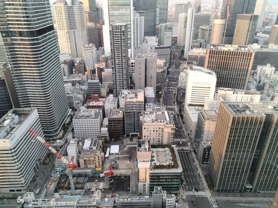 コンラッド大阪からの眺望