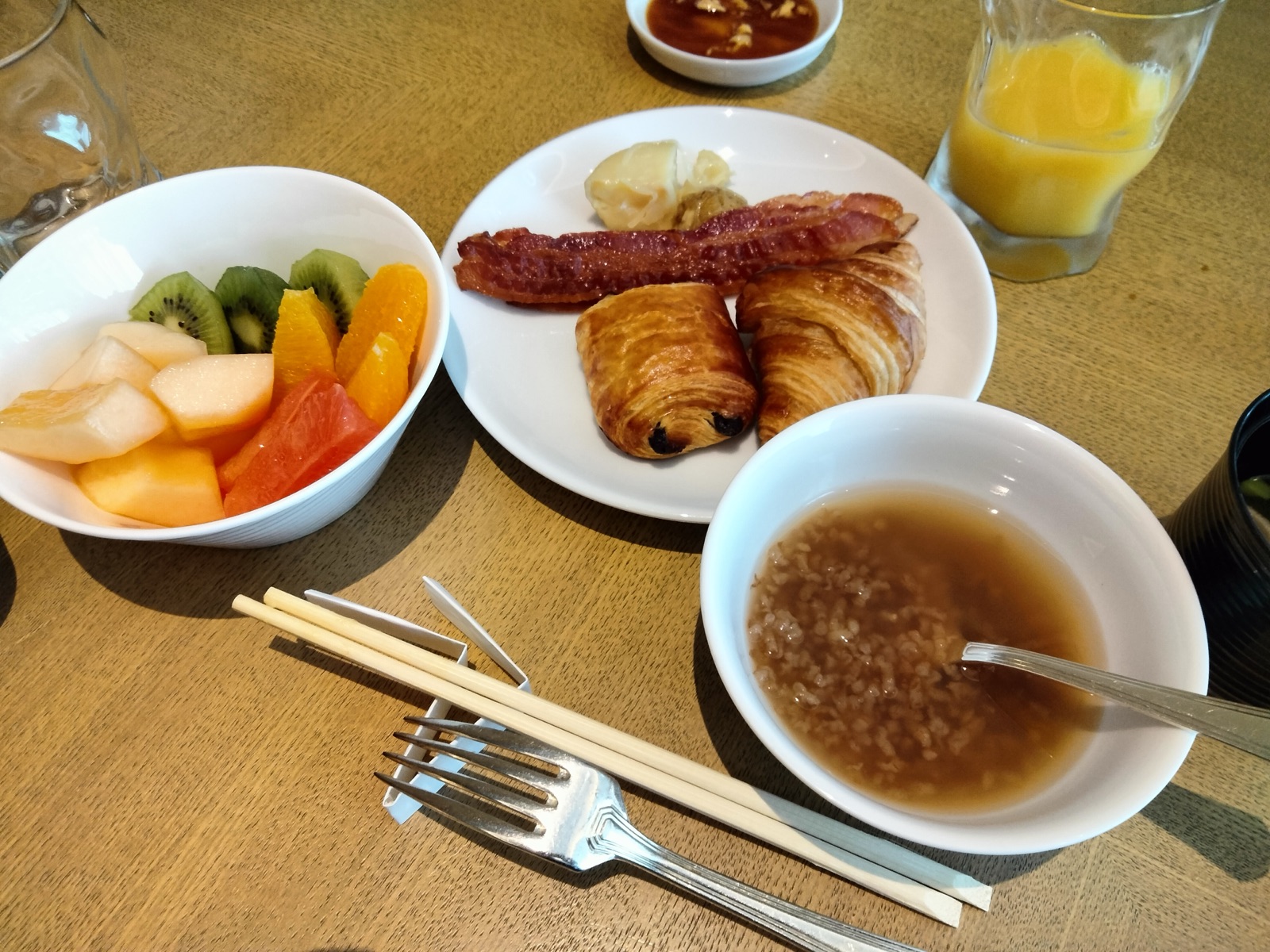 朝食のデザート