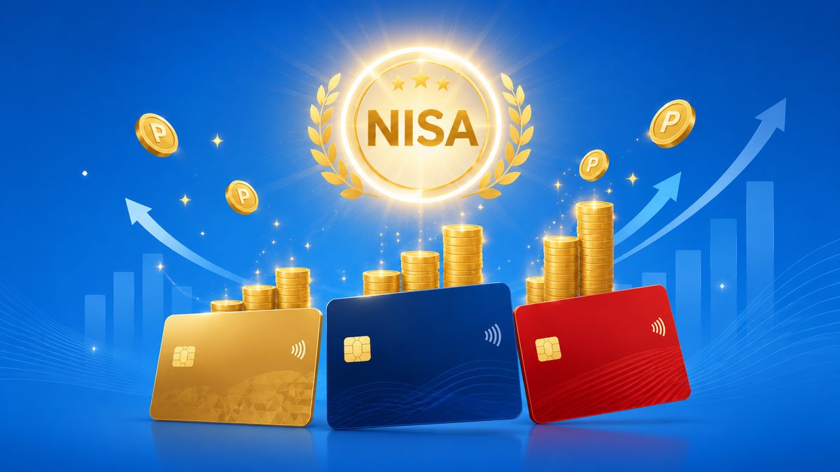 新NISA×クレカ積立 完全比較【2026年版】SBI・楽天・マネックスの還元率を徹底分析