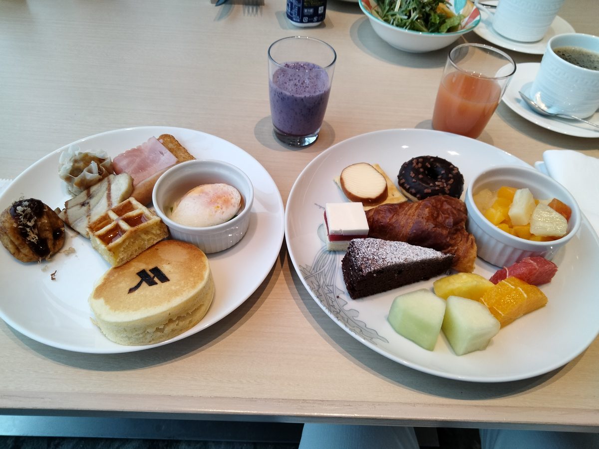 大阪マリオット都ホテル COOKA 朝食ビュッフェ メイン料理