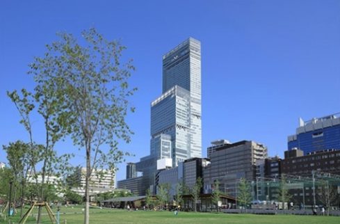あべのハルカス（大阪マリオット都ホテルが入る超高層ビル）外観