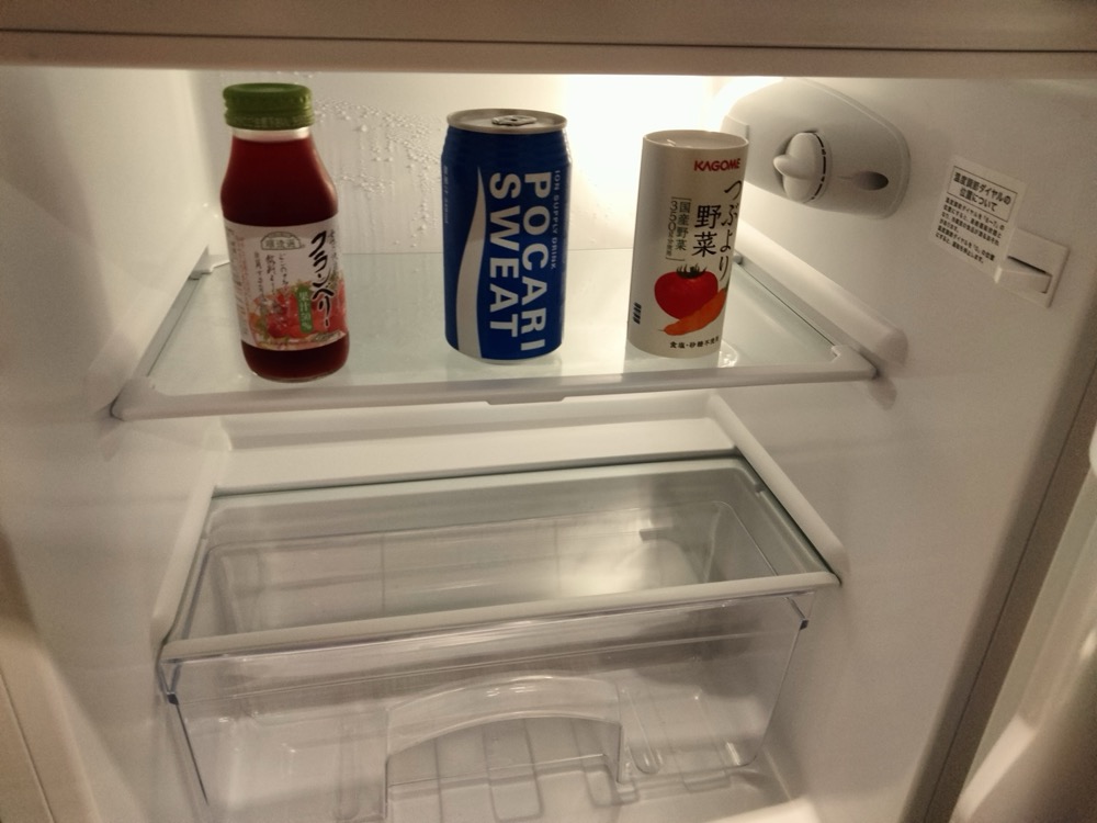 冷蔵庫の飲み物は無料