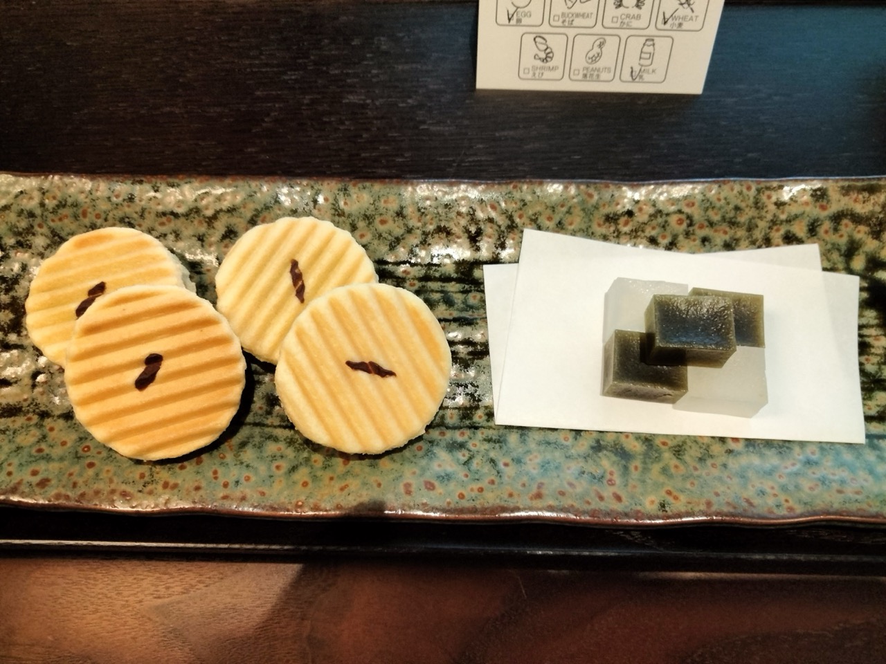ウェルカムギフトの京菓子