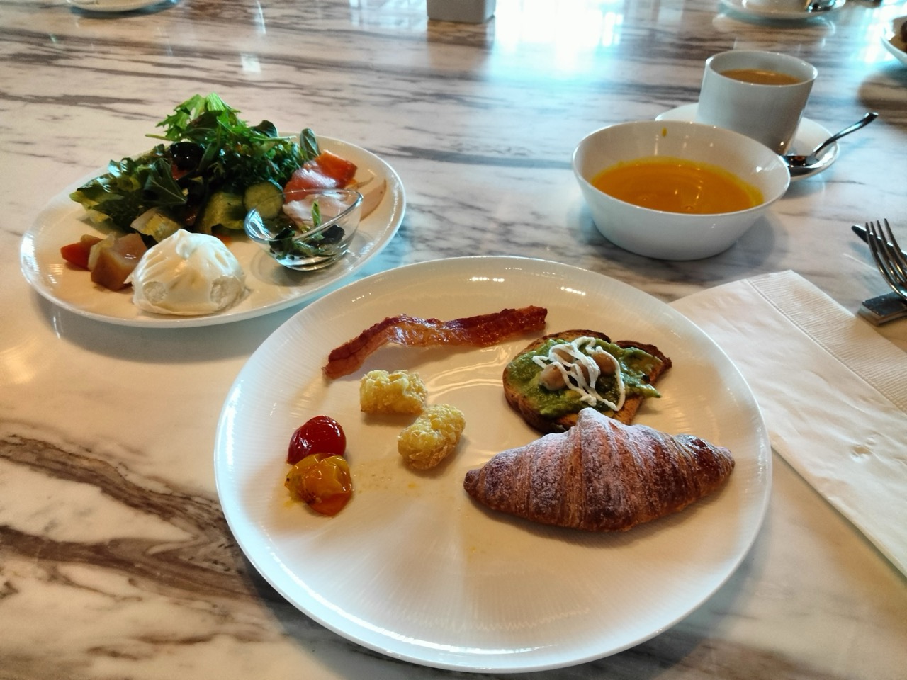 ブラッスリー・デュ・ケの朝食ビュッフェ