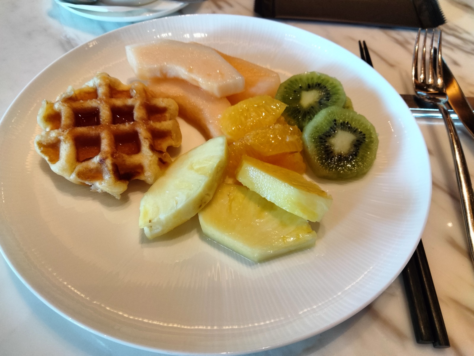 朝食のデザート