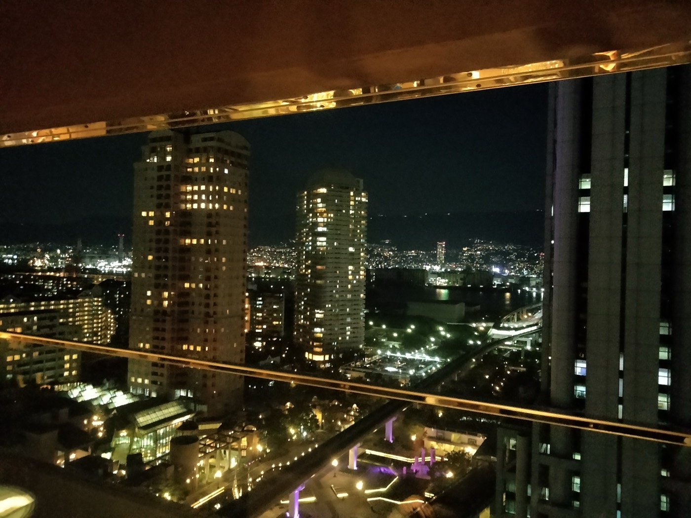 トワイライトサービスの時間帯の景色